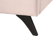 Elly Velvet Queen Bed Pink - Gate FurnitureQueen Bed