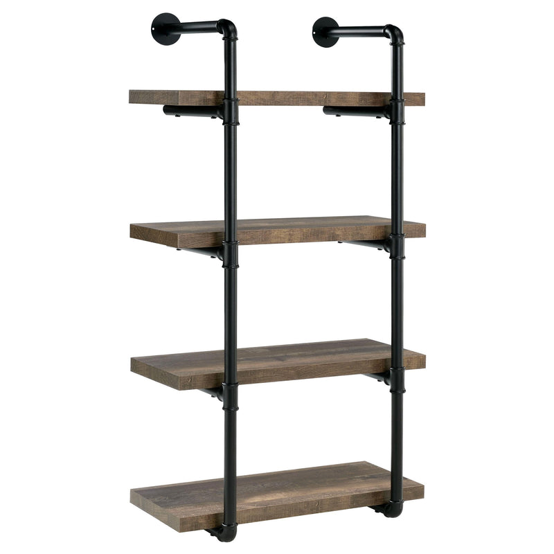 Elmcrest 24-inch 4-shelf Wall Bookshelf Rustic Oak - 804426