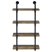 Elmcrest 24-inch 4-shelf Wall Bookshelf Rustic Oak - 804426