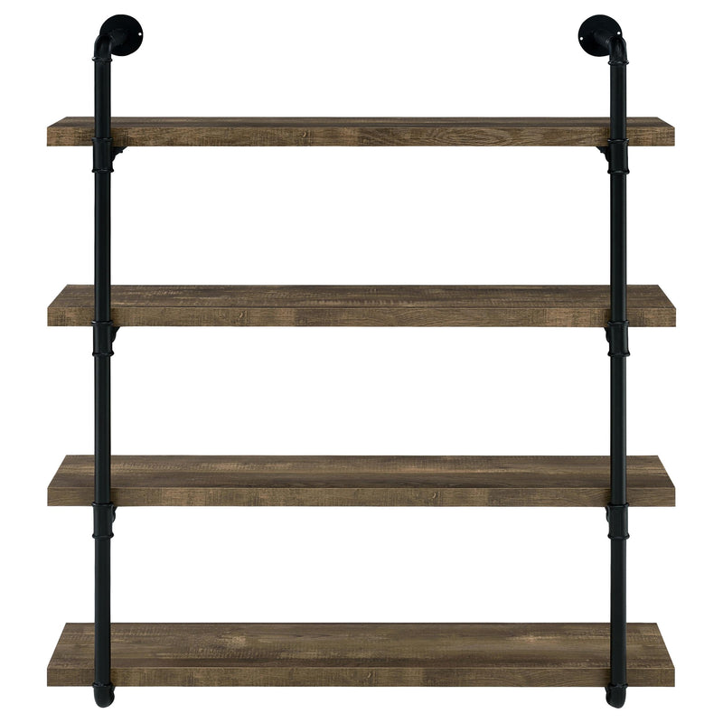 Elmcrest 39-inch 4-shelf Wall Bookshelf Rustic Oak - 804417