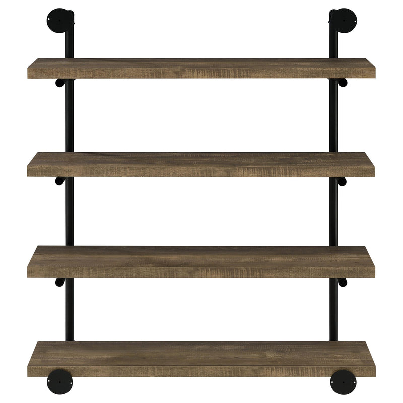 Elmcrest 39-inch 4-shelf Wall Bookshelf Rustic Oak - 804417