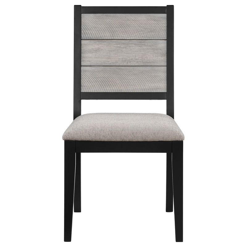 Elodie 7-piece Rectangular Extension Leaf Dining Set Black - 121221-S7