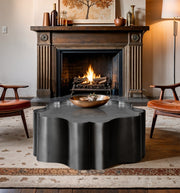 Eloise Iron Coffee Table in Black - 99022Black-CT