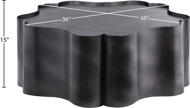 Eloise Iron Coffee Table in Black - 99022Black-CT