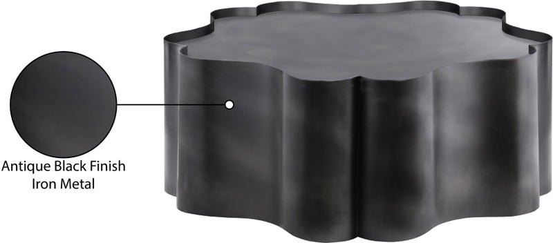 Eloise Iron Coffee Table in Black - 99022Black-CT