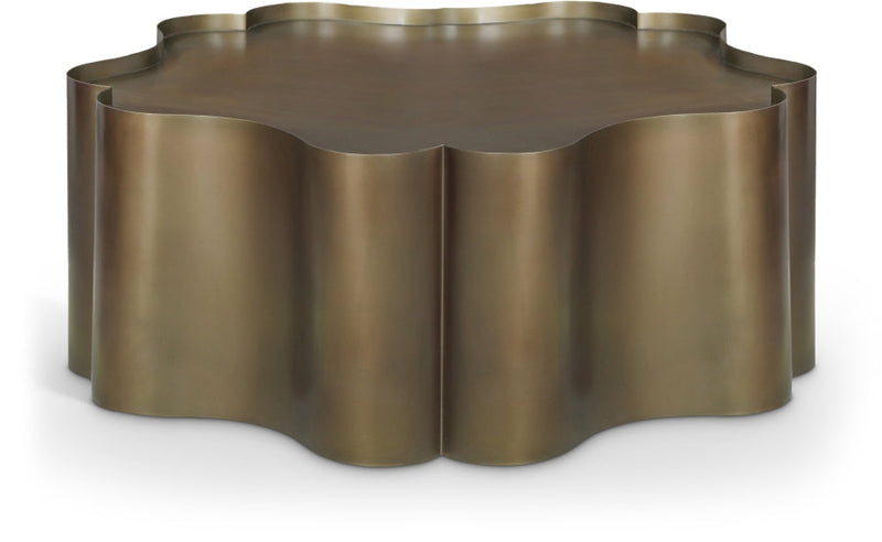 Eloise Iron Coffee Table in Gold - 99022Gold-CT