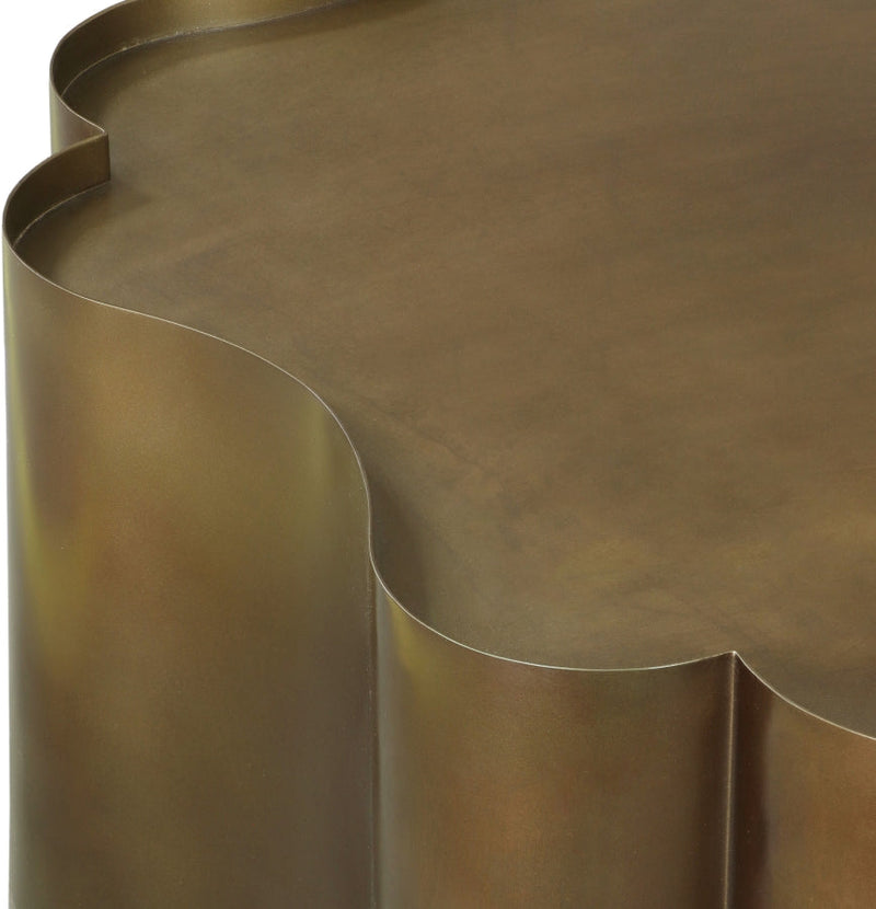 Eloise Iron Coffee Table in Gold - 99022Gold-CT