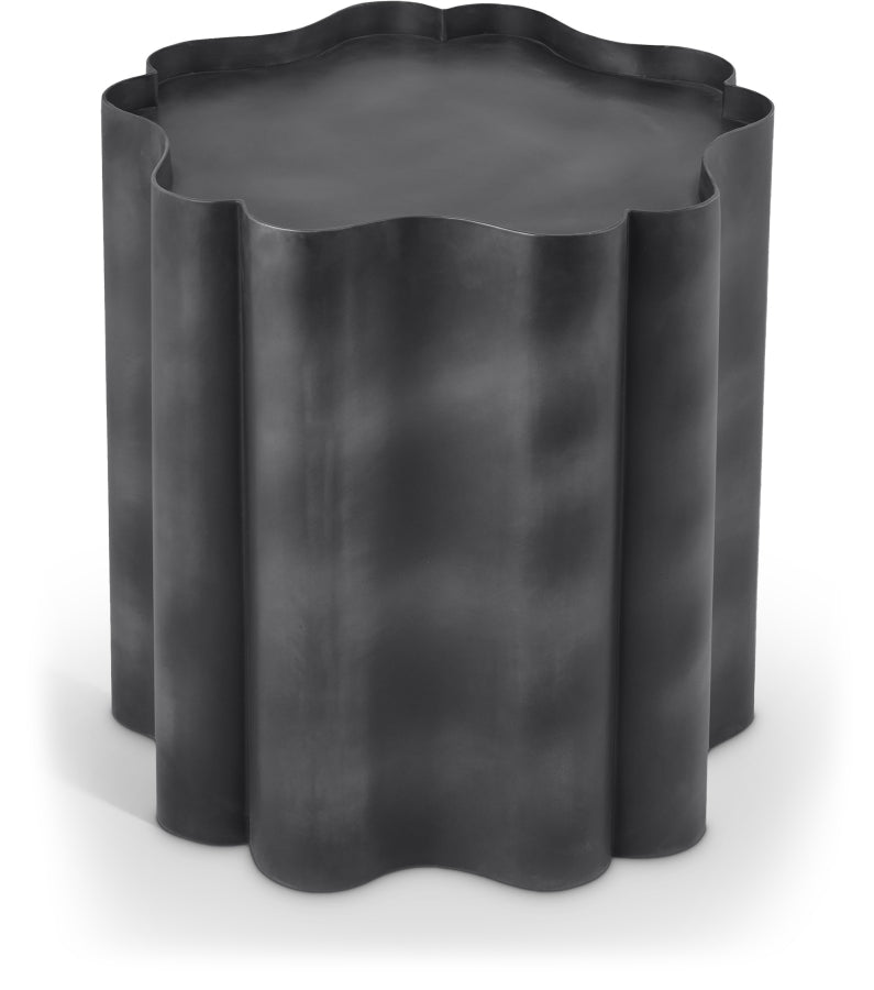 Eloise Iron End Table in Black - 99022Black-ET