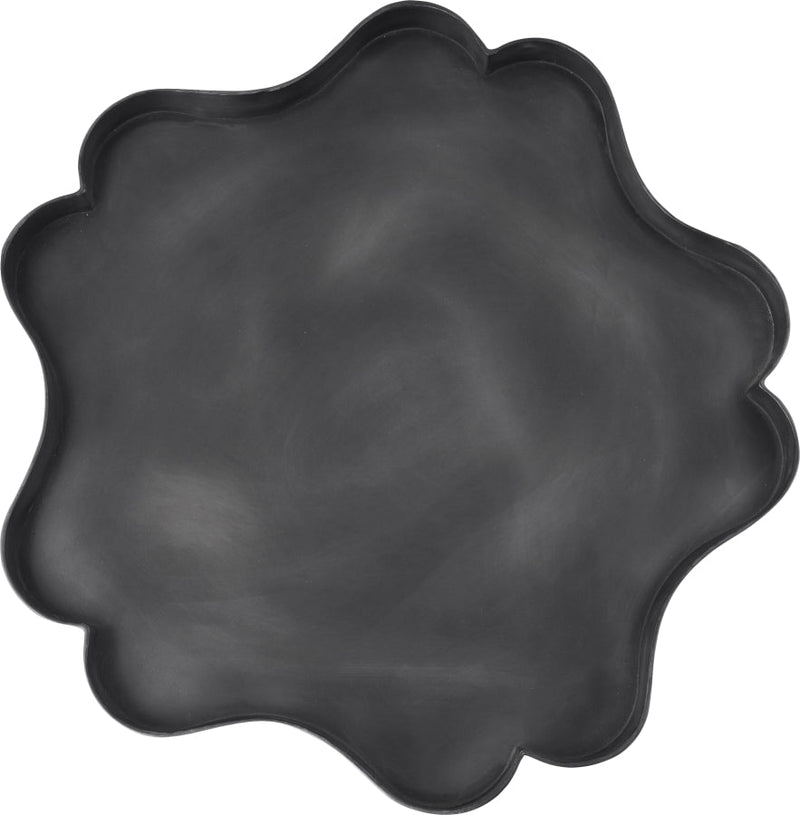 Eloise Iron End Table in Black - 99022Black-ET