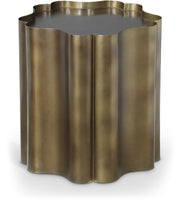 Eloise Iron End Table in Gold - 99022Gold-ET