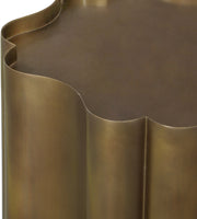 Eloise Iron End Table in Gold - 99022Gold-ET