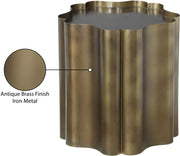 Eloise Iron End Table in Gold - 99022Gold-ET