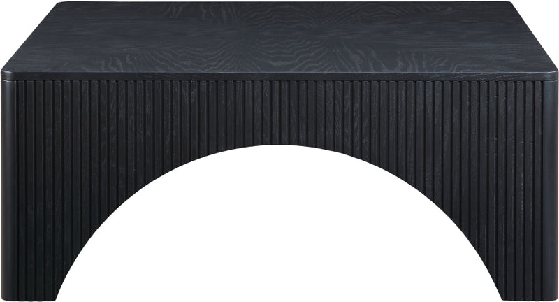 Eloise Oak Veneer Coffee Table in Black - 99089Black-CT