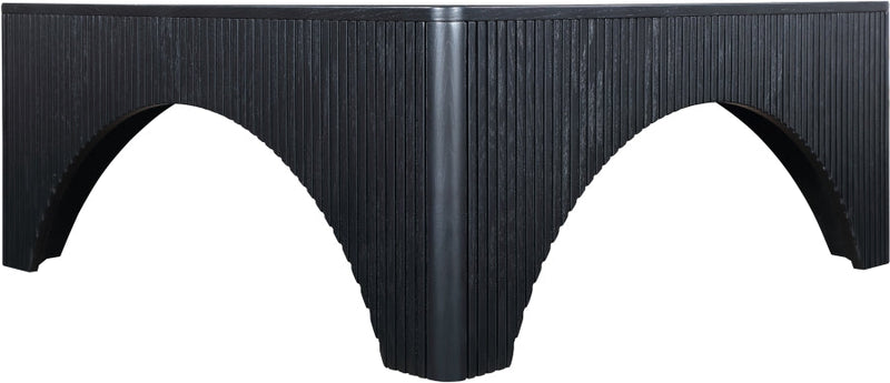 Eloise Oak Veneer Coffee Table in Black - 99089Black-CT