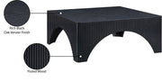 Eloise Oak Veneer Coffee Table in Black - 99089Black-CT