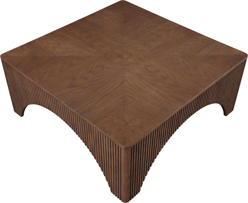 Eloise Oak Veneer Coffee Table in Brown - 99089Brown-CT