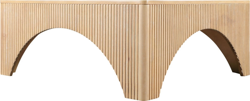 Eloise Oak Veneer Coffee Table in Natural - 99089Oak-CT