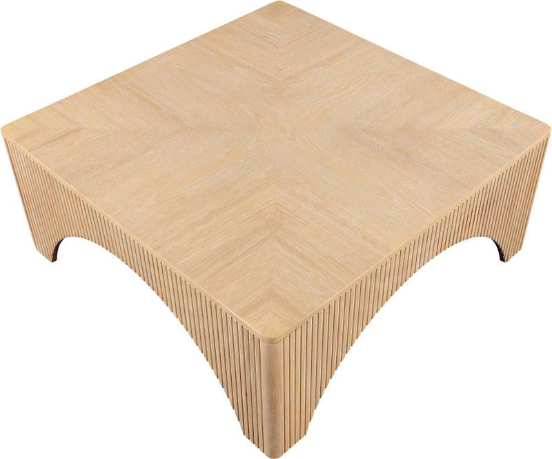Eloise Oak Veneer Coffee Table in Natural - 99089Oak-CT