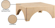 Eloise Oak Veneer Coffee Table in Natural - 99089Oak-CT