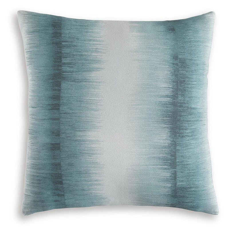 Elonwich Teal/White Pillow - A1001106P