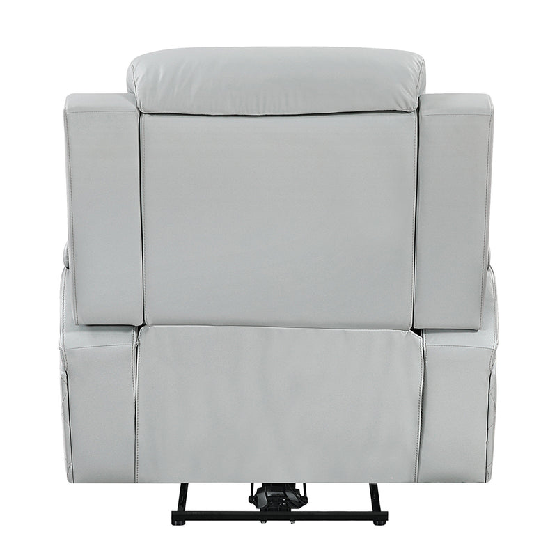 Elonzo Power Motion Recliner w w/LED, Power Headrest & Speaker - LV05902