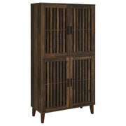 Elouise 4-door Engineered Wood Tall Accent Cabinet Dark Pine - 950335