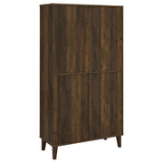 Elouise 4-door Engineered Wood Tall Accent Cabinet Dark Pine - 950335