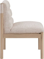 Eloura Linen Textured Fabric Upholstered Dining Chair in Beige, Set of 2 - 88058Beige-C
