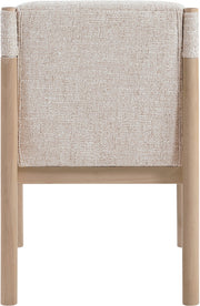 Eloura Linen Textured Fabric Upholstered Dining Chair in Beige, Set of 2 - 88058Beige-C