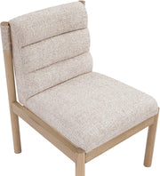Eloura Linen Textured Fabric Upholstered Dining Chair in Beige, Set of 2 - 88058Beige-C