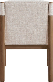 Eloura Linen Textured Fabric Upholstered Dining Chair in Beige, Set of 2 - 88059Beige-C
