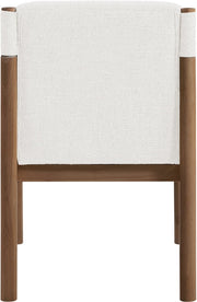 Eloura Linen Textured Fabric Upholstered Dining Chair in Cream, Set of 2 - 88059Cream-C