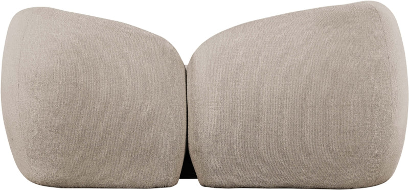 Elowen 68" Fabric Upholstered Loveseat in Beige - 107Beige-L