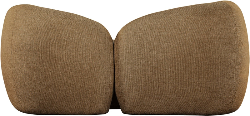 Elowen 68" Fabric Upholstered Loveseat in Brown - 107Brown-L