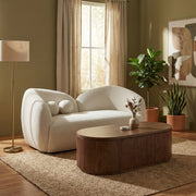 Elowen 68" Fabric Upholstered Loveseat in Cream - 107Cream-L