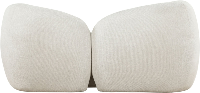 Elowen 68" Fabric Upholstered Loveseat in Cream - 107Cream-L