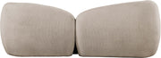 Elowen 91" Fabric Upholstered Sofa in Beige - 107Beige-S