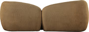 Elowen 91" Fabric Upholstered Sofa in Brown - 107Brown-S