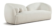 Elowen 91" Fabric Upholstered Sofa in Cream - 107Cream-S