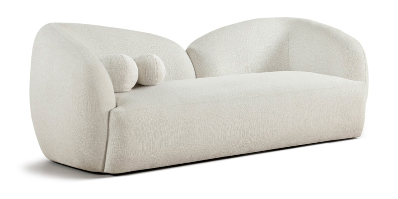 Elowen 91" Fabric Upholstered Sofa in Cream - 107Cream-S