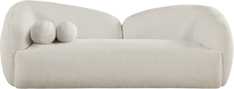 Elowen 91" Fabric Upholstered Sofa in Cream - 107Cream-S