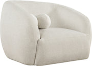 Elowen Fabric Upholstered Chair in Cream - 107Cream-C