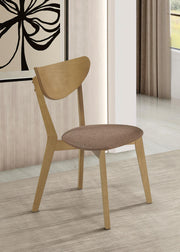 Elowen Wood Dining Side Chair Light Walnut (Set of 2) - 108442