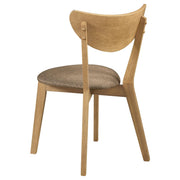 Elowen Wood Dining Side Chair Light Walnut (Set of 2) - 108442