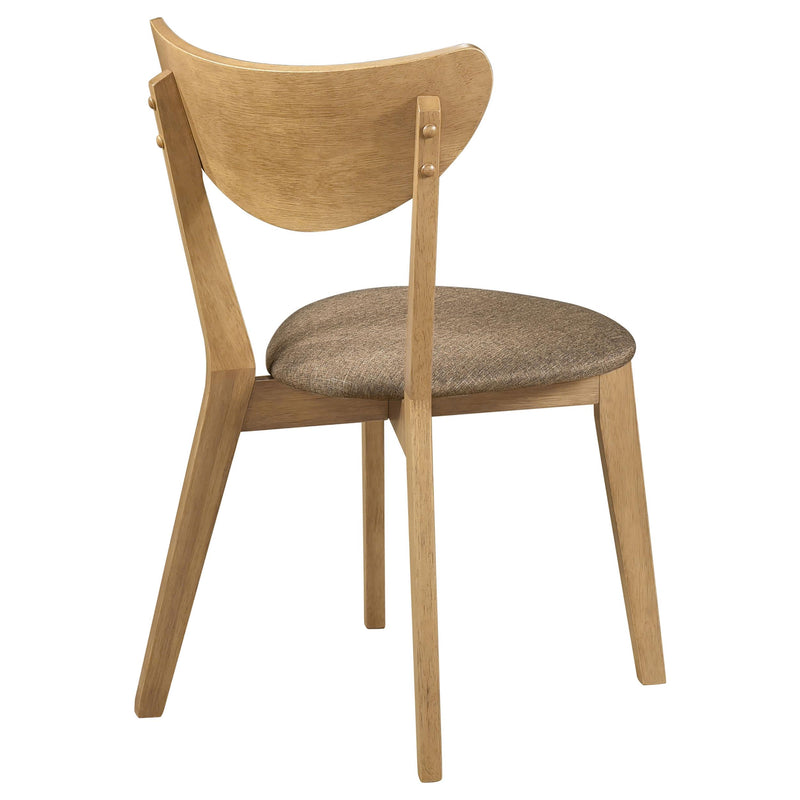 Elowen Wood Dining Side Chair Light Walnut (Set of 2) - 108442