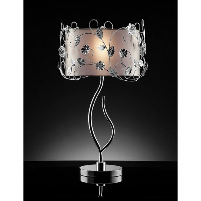 Elva Silver/Chrome Table Lamp - L95121T
