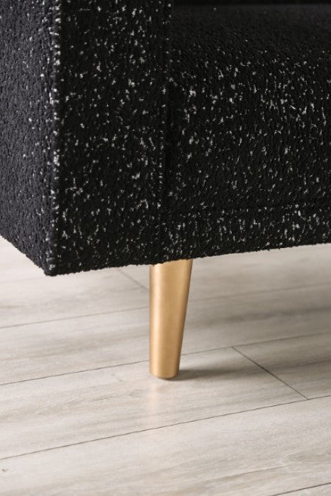Elverum Black Loveseat - FM61000BK-LV