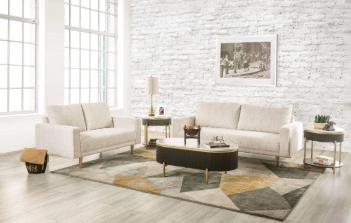 Elverum Off-White Chair - FM61000WH-CH
