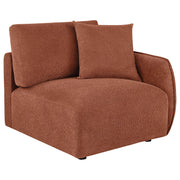 Elysia 6-piece Fabric Upholstered Modular Sectional Sofa Coral - 551891-SET