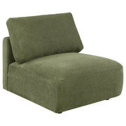 Elysia 6-piece Fabric Upholstered Modular Sectional Sofa Green - 551895-SET